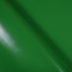 Ткань ПВХ 450 гр/м2, Зелёный (Ширина 160см), на отрез  в Челябинске