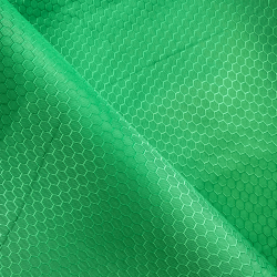 Ткань Оксфорд 300D PU Рип-Стоп СОТЫ, цвет Зелёный (на отрез)  в Челябинске