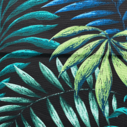 Интерьерная ткань Дак (DUCK), принт &quot;Тропические листья&quot; (на отрез)  в Челябинске