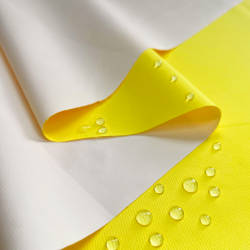 Водонепроницаемая Дышащая Мембранная ткань PU 10'000, цвет Жёлтый (на отрез)  в Челябинске
